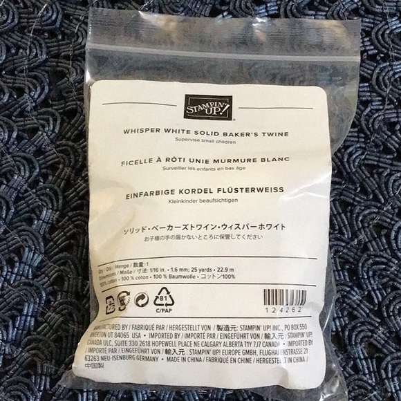 🏷New Stampin’ Up! Whisper White Bakers Twine Ribbon Bundle of 2 - Picture 2 of 2